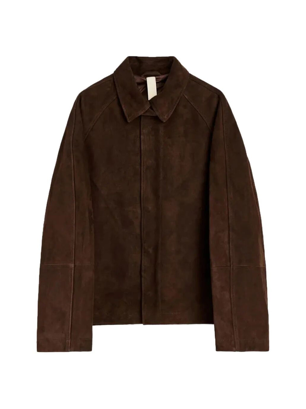 Giacca In Suede "Short Raglan"