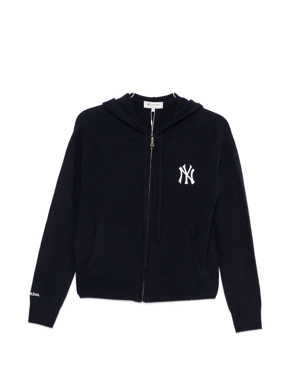 Maglione Con Zip "Heritage Yankees Serif Cashmere"