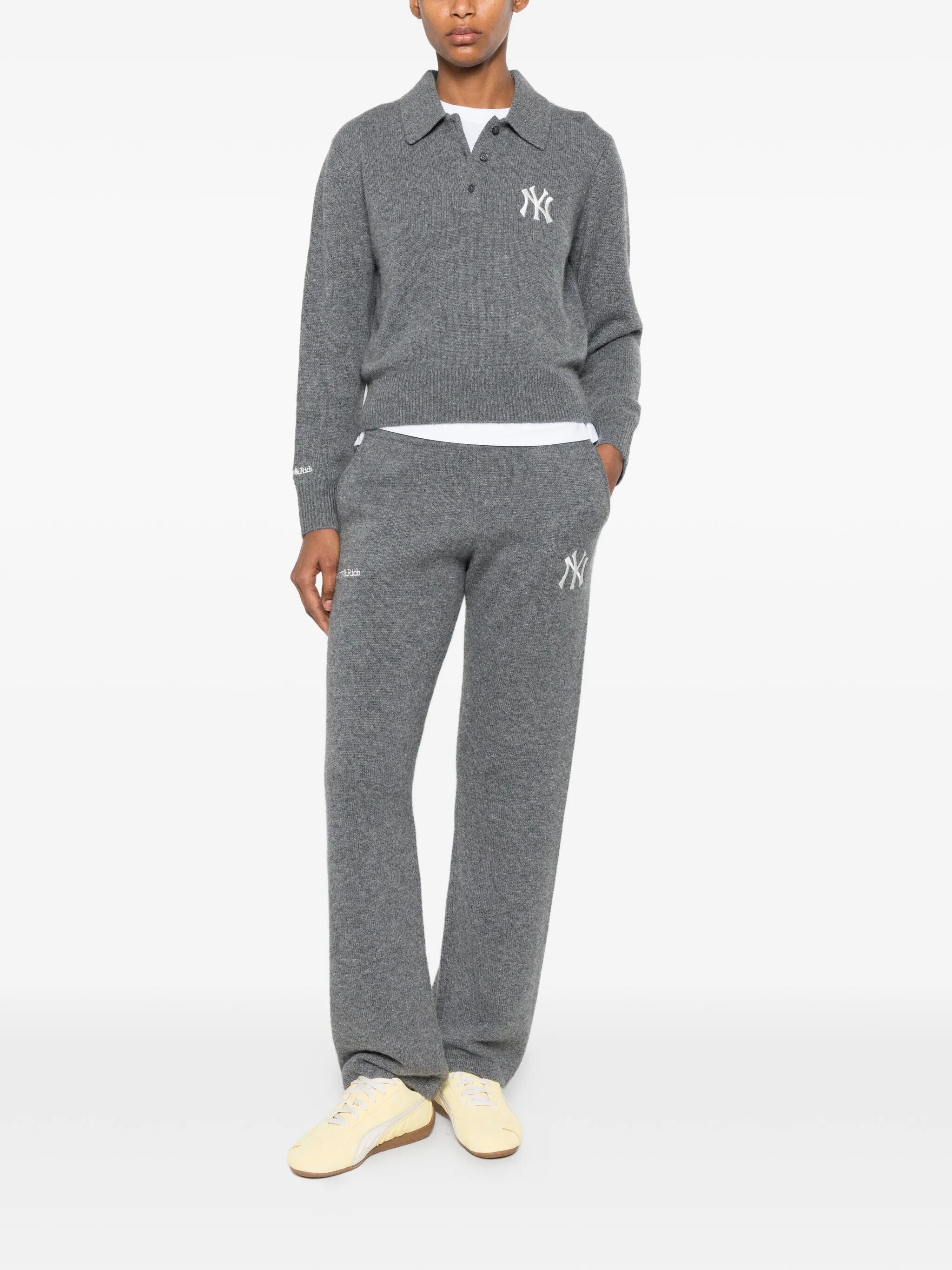 "Heritage Yankees Serif Cashmere" Polo Kniwear