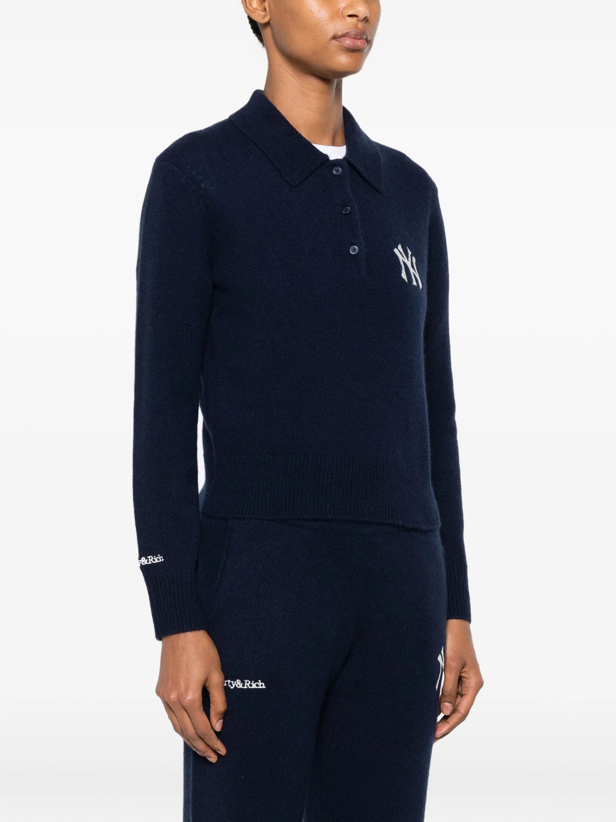 "Heritage Yankees Serif Cashmere" Polo Kniwear