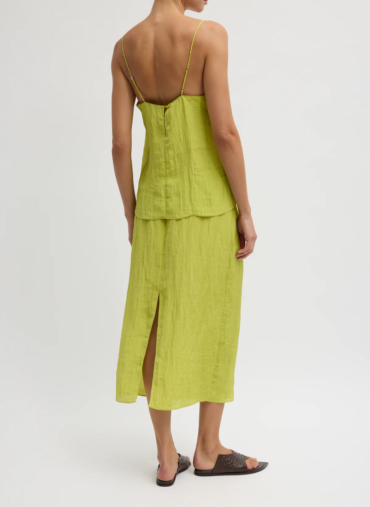"The Crinkle Slip" Skirt