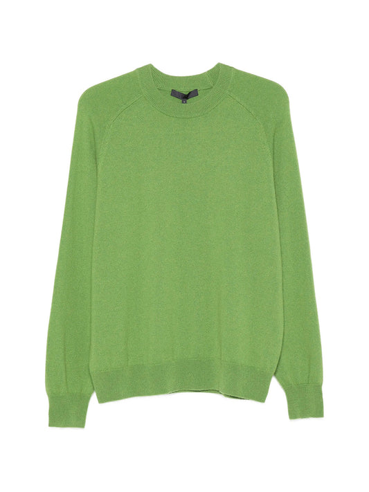 Maglia "Washable Cashmere Crewneck Cut Out Sleeve"