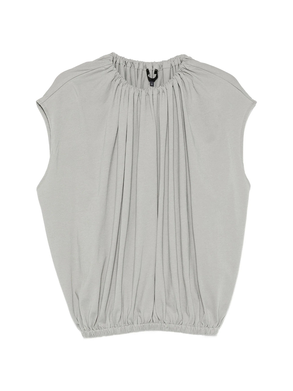 T-Shirt "Program Shirred Neck Circular Top"