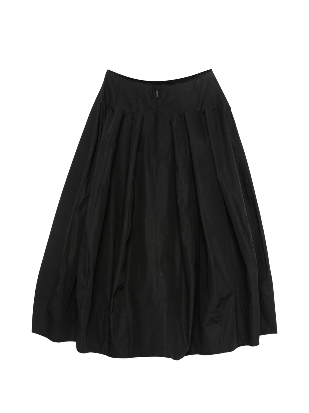 Gonna "Compact Eco Poplin Pinched Pleat Full"