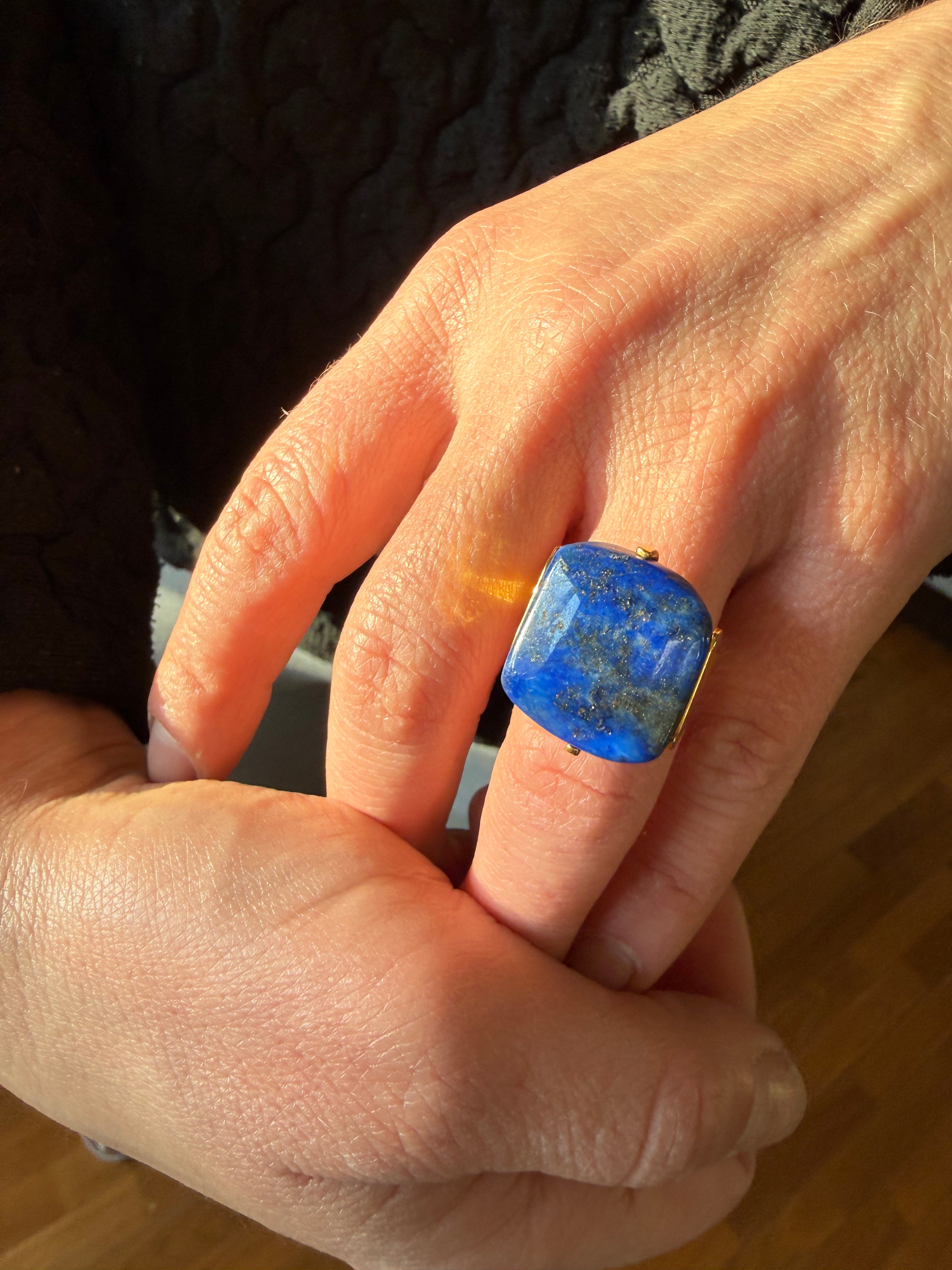 Anello In Lapislazzuli