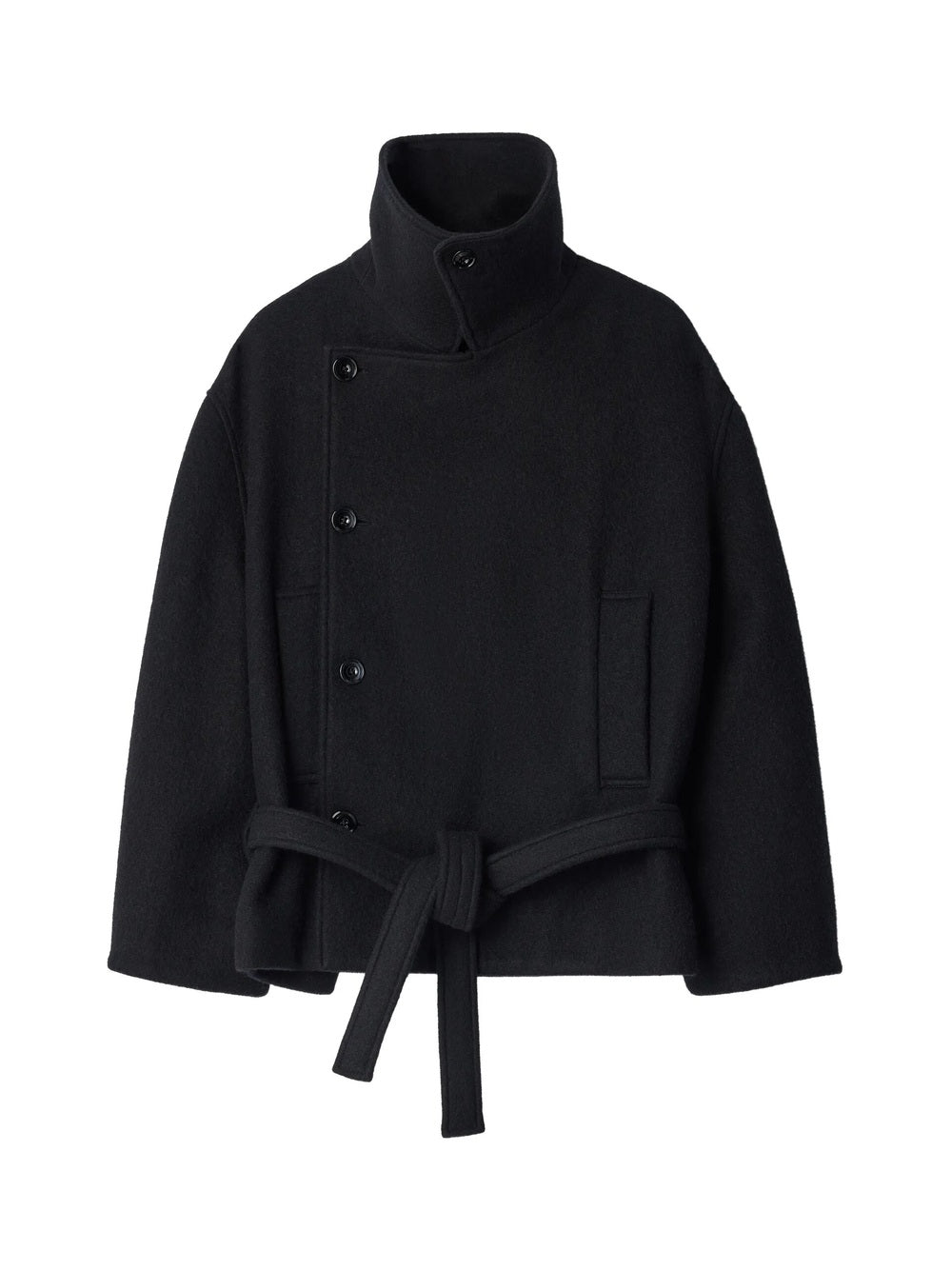 "Short Wrap" coat