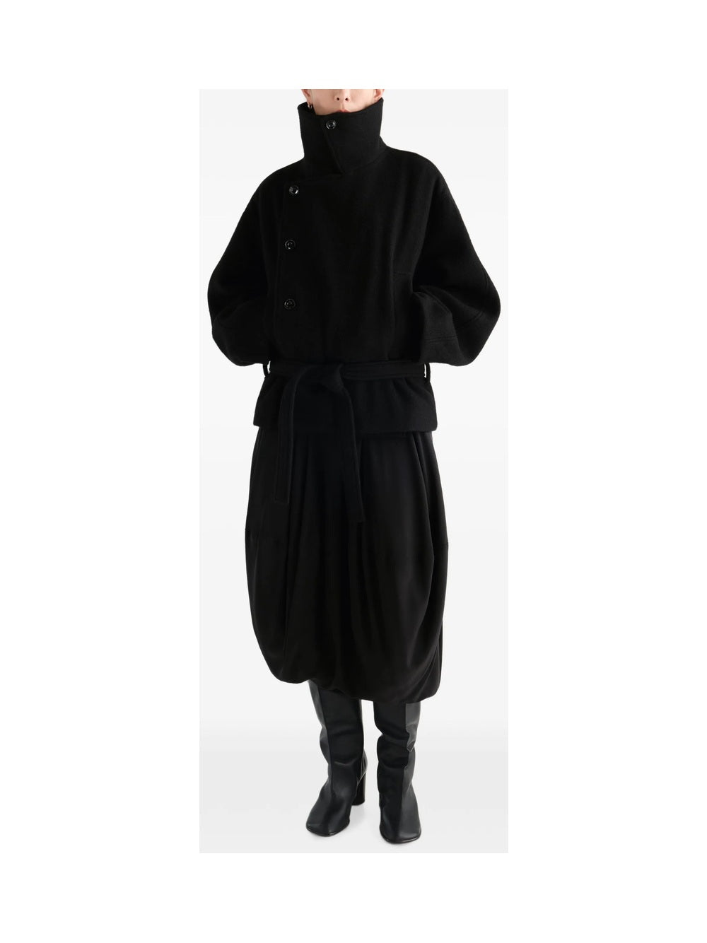 "Short Wrap" coat