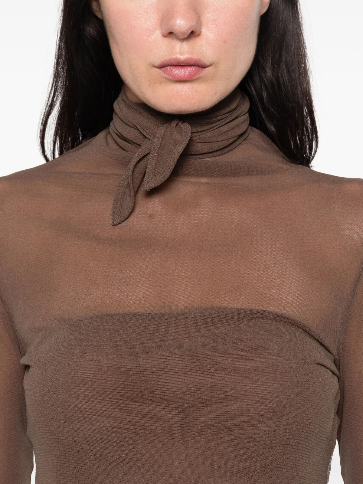 Maglia A Maniche Lunghe "Ballerina Foulard"
