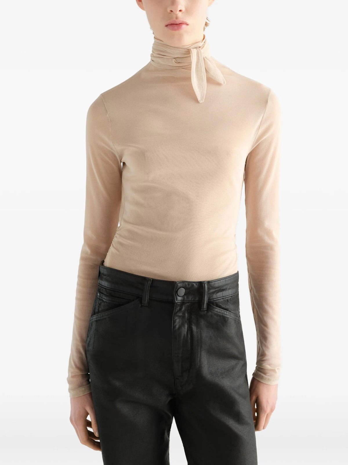 Maglia A Maniche Lunghe "Ballerina Foulard"