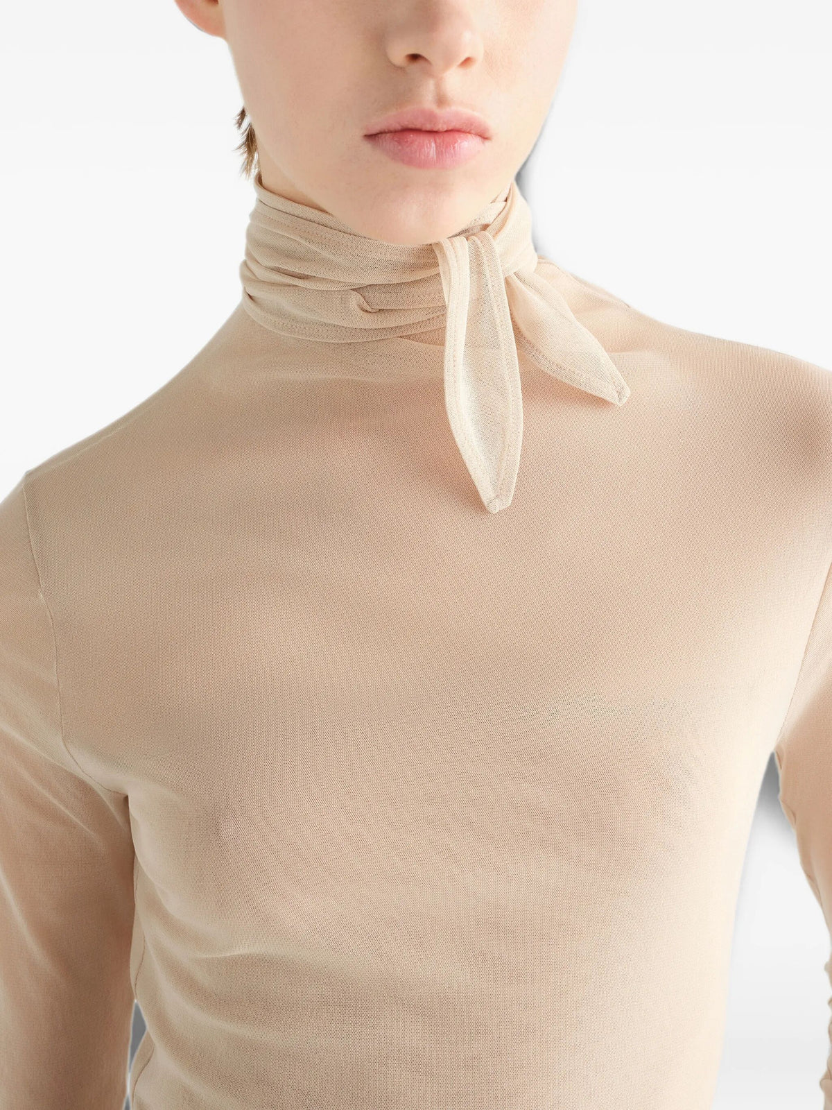 Maglia A Maniche Lunghe "Ballerina Foulard"