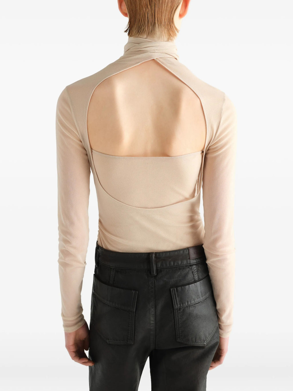 Maglia A Maniche Lunghe "Ballerina Foulard"