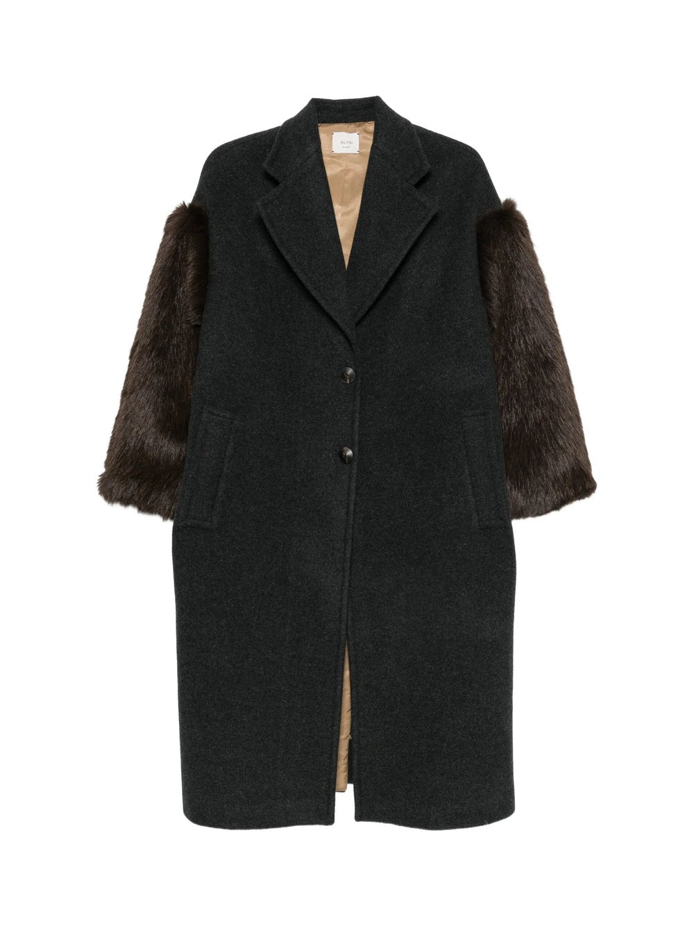 Cappotto "Soft Over Con Pelliccia"