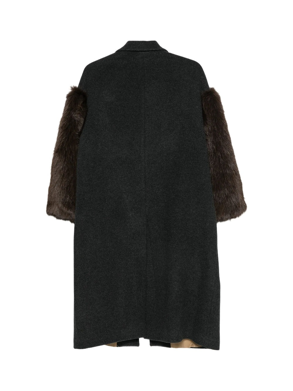 Cappotto "Soft Over Con Pelliccia"