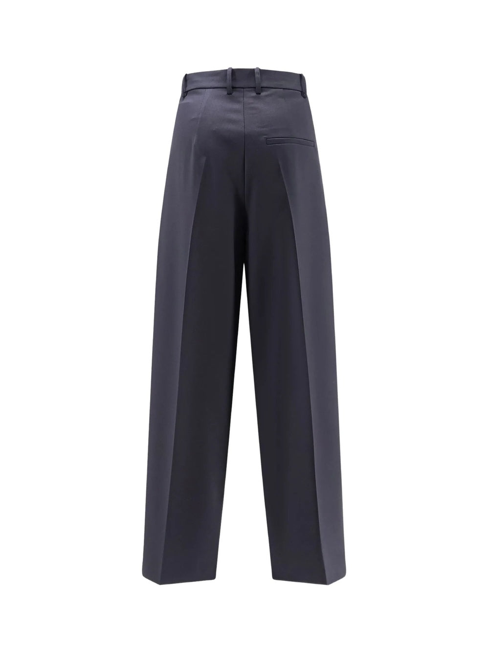 "Poly Wool Pleated" Trousers