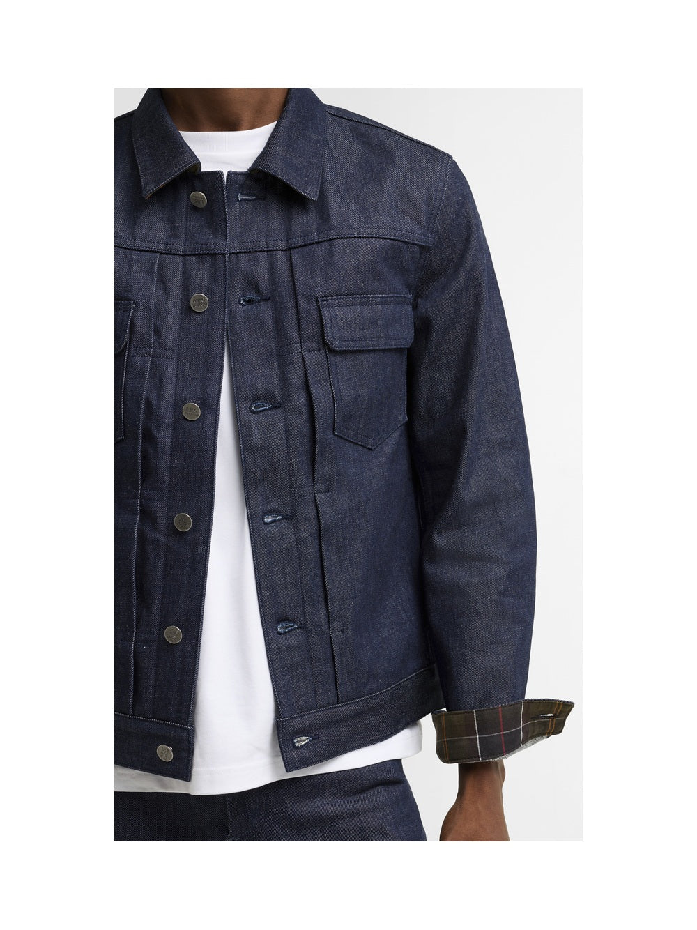 Barbour X A.P.C. Giacca Trucker Denim