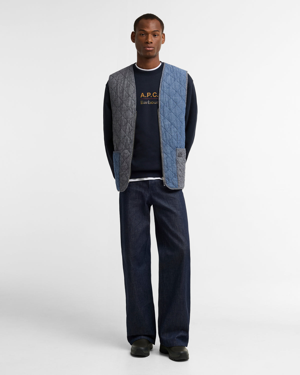 Barbour X A.P.C. Zip-In Quilted Gilet Liner