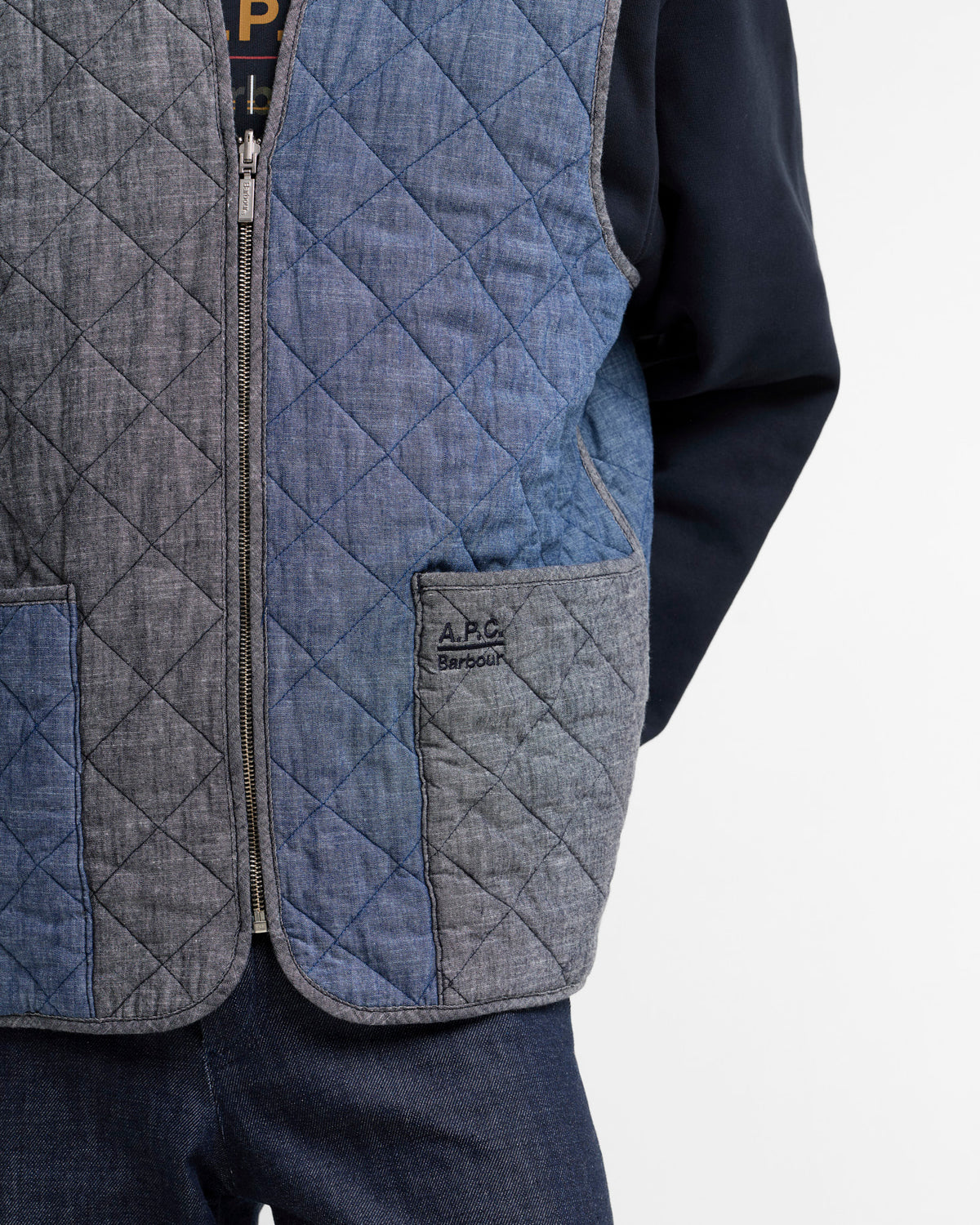 Barbour X A.P.C. Zip-In Quilted Gilet Liner