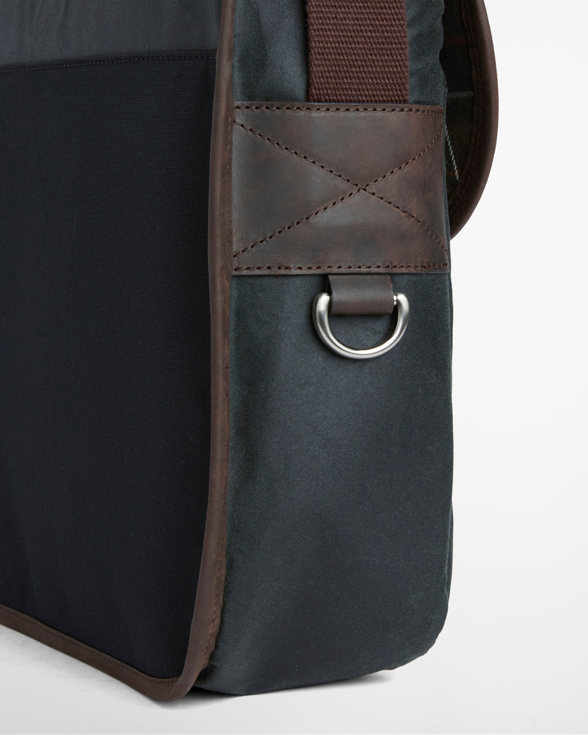 Barbour X A.P.C. Waxed Tarras Bag