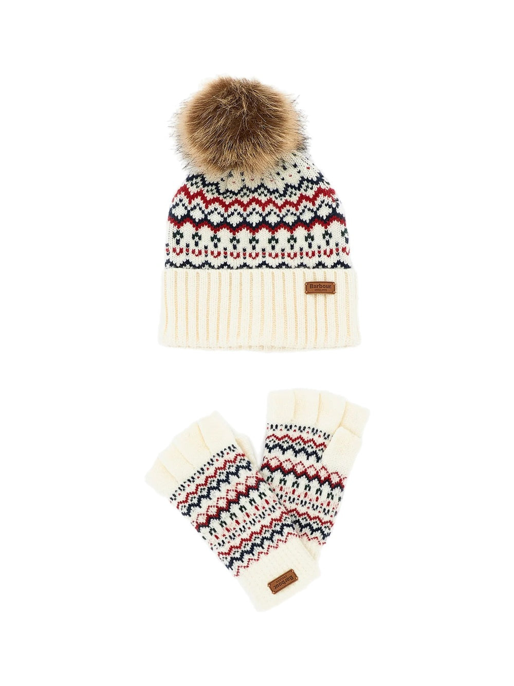 Barbour Set Berretto E Guanti Holly Beanie & Gloves Gift Set