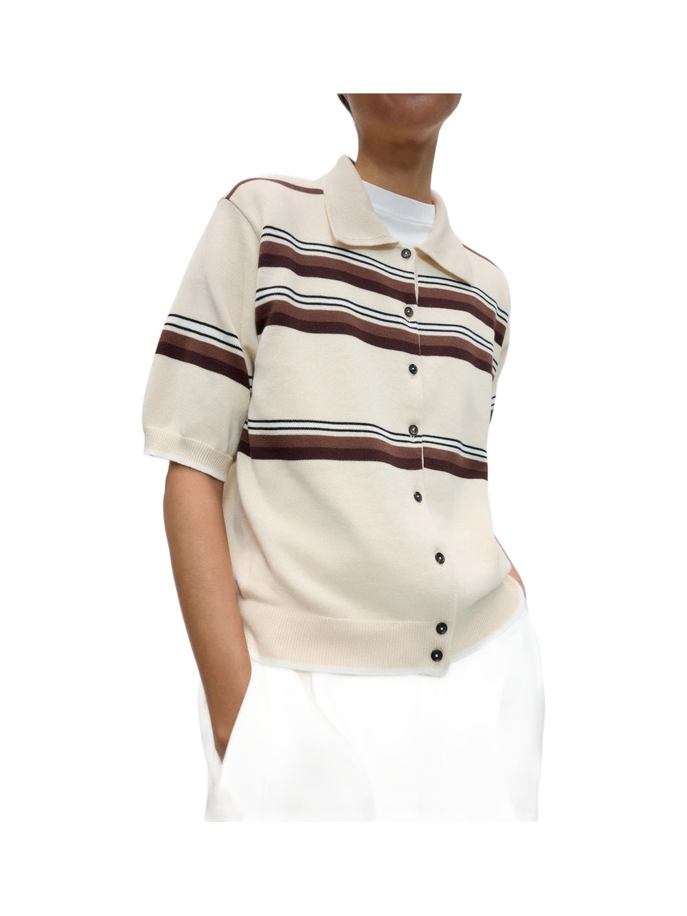 Organic Cotton Striped Polo