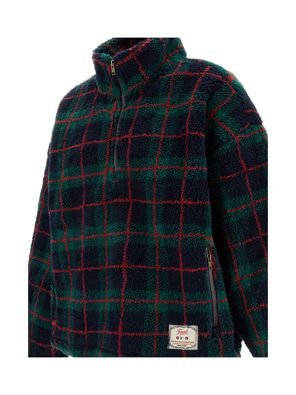 Pullover "Plaid Quarter Zip Fleece"