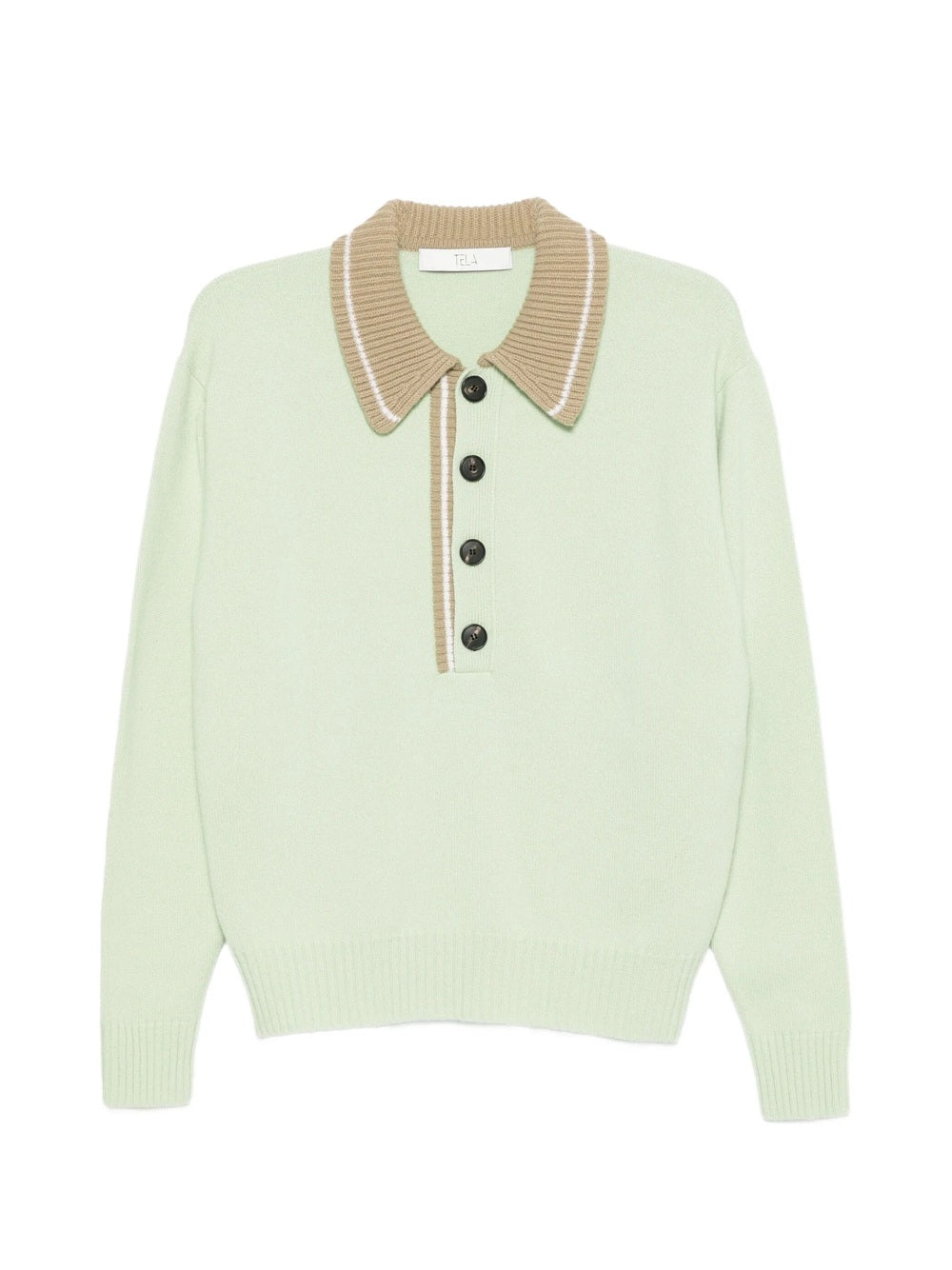 "Farida" Polo Sweater