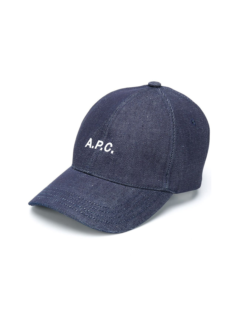 Denim Baseball Cap With Embroidered A.PC Logo