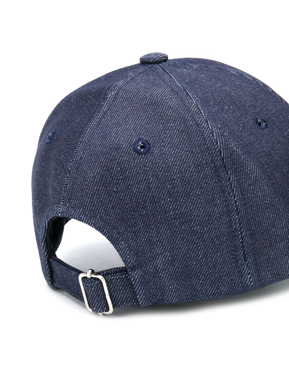 Denim Baseball Cap With Embroidered A.PC Logo