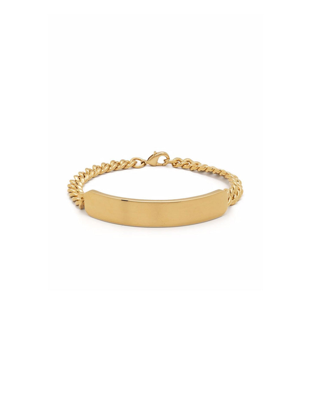 Gold Darwin Gourmette Chain Bracelet