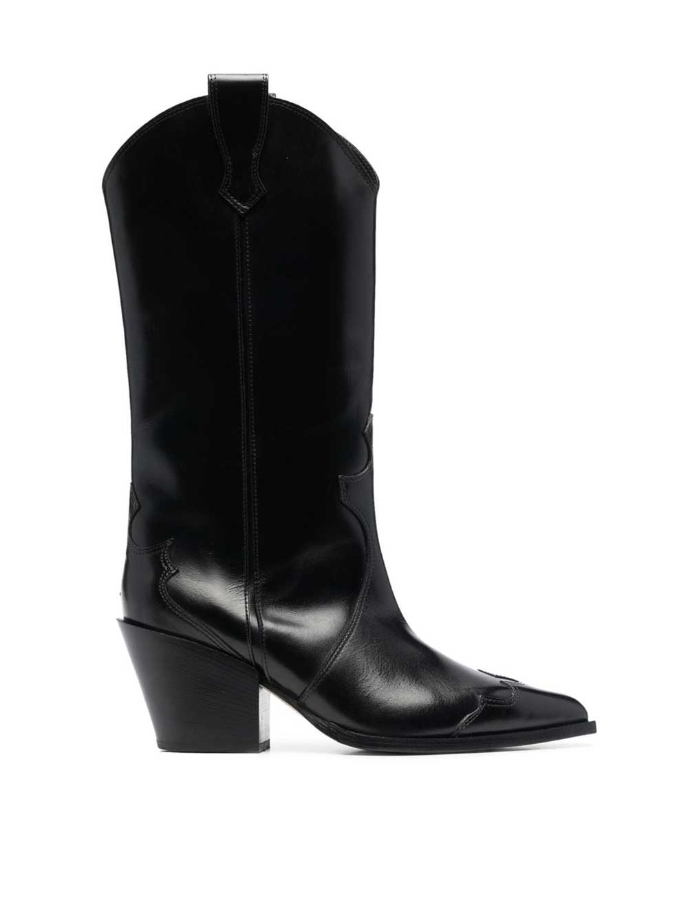 Black Ariel Leather Boot