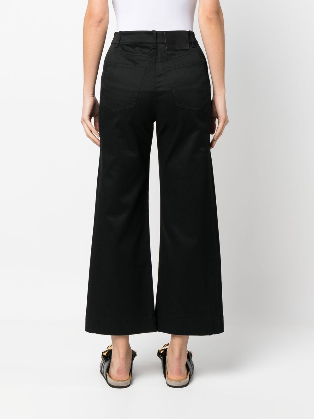 Pantalone Culotte In Twill Di Cotone