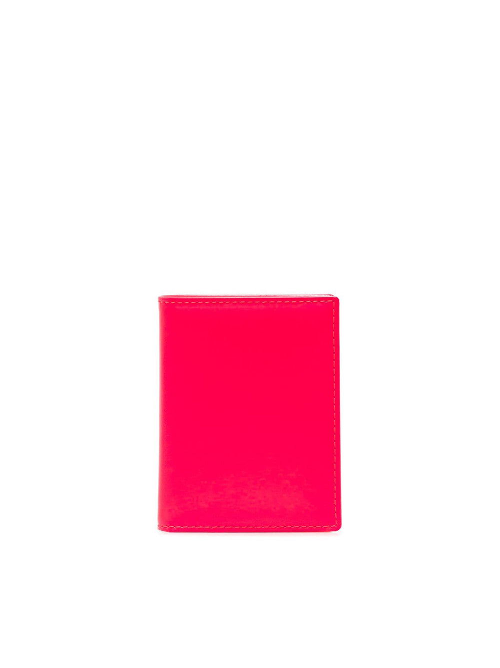 Porta Carte In Pelle Rosa Fluo