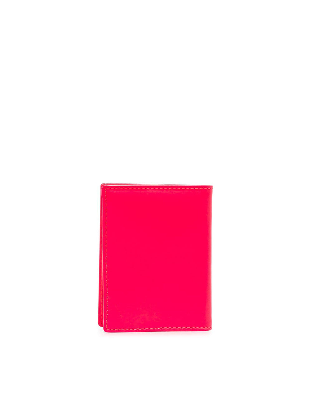 Porta Carte In Pelle Rosa Fluo