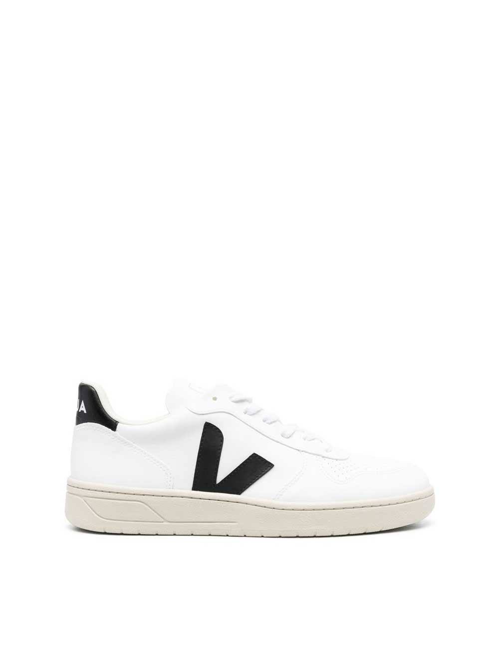 Sneakers V-10 Bianca E Nera