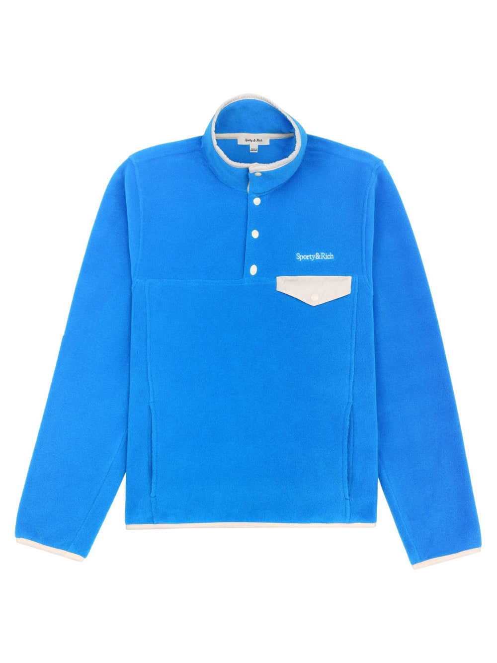 Serfi Logo Blue Fleece Sweatshirt