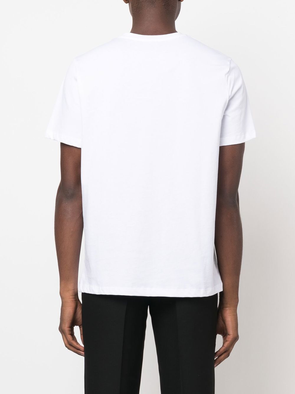 White T-shirt With Logo On The Chest