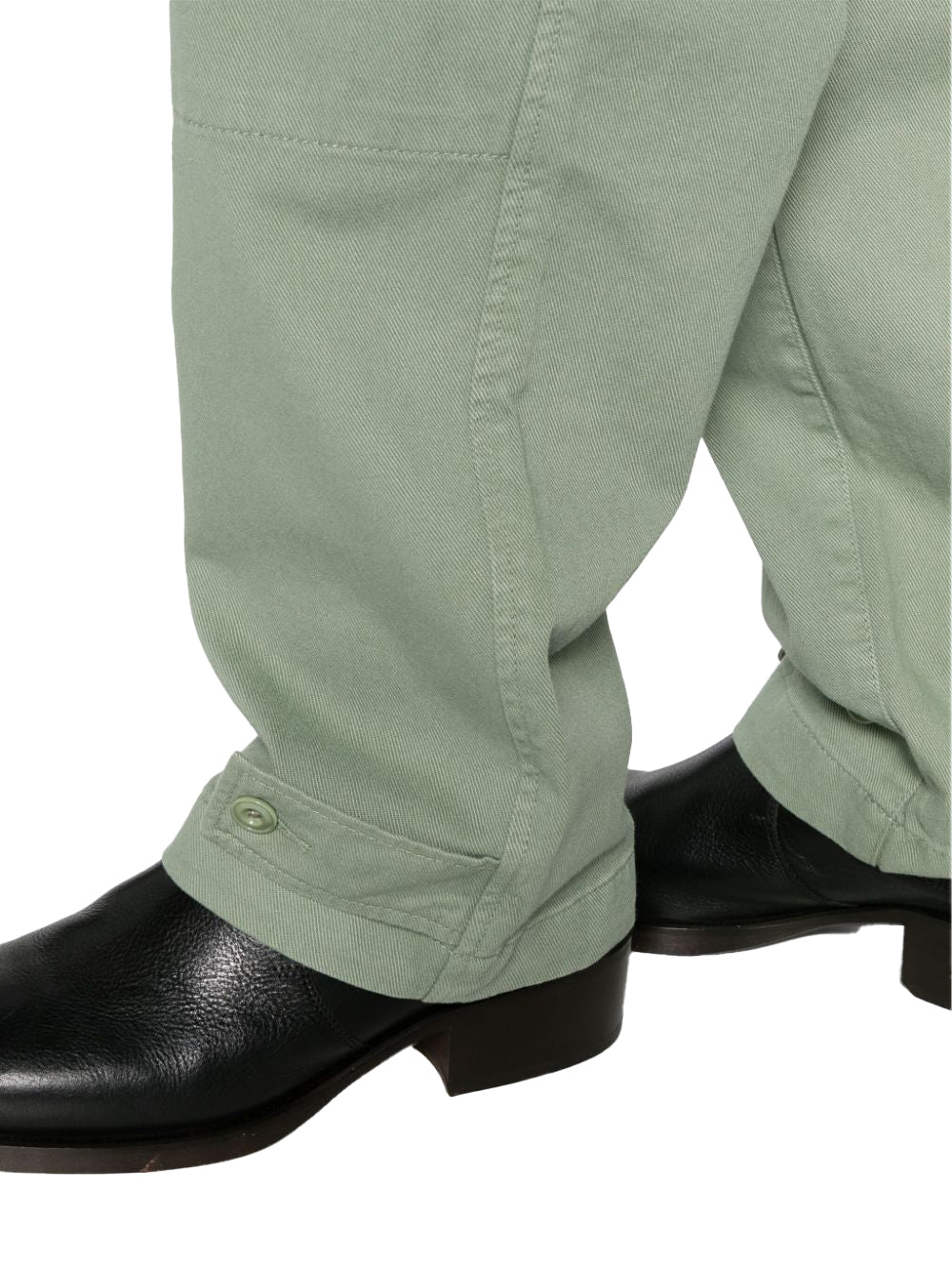 Military trousers with belt