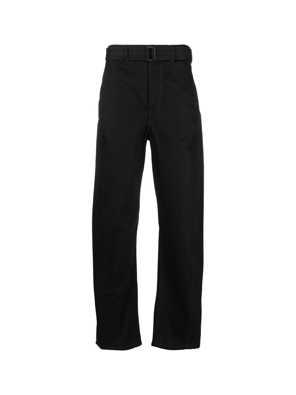 Twisted Belted Neri trousers