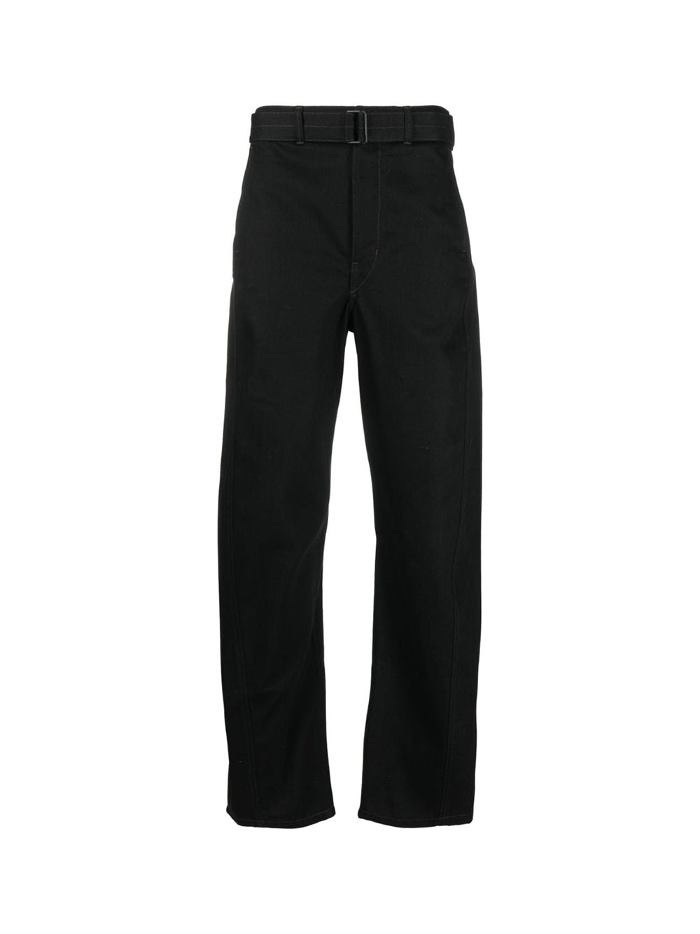 Pantaloni Twisted Belted Neri