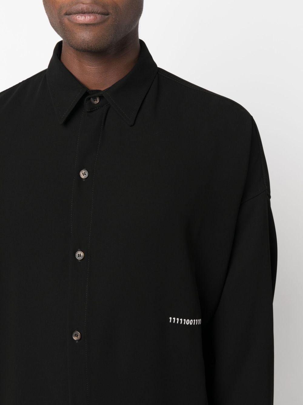 Overshirt With Embroidered Logo
