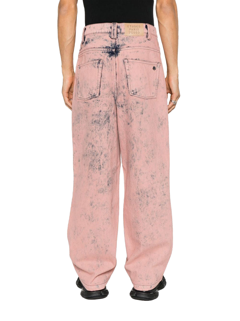 Pantalone Jeans Overdyed Rosa