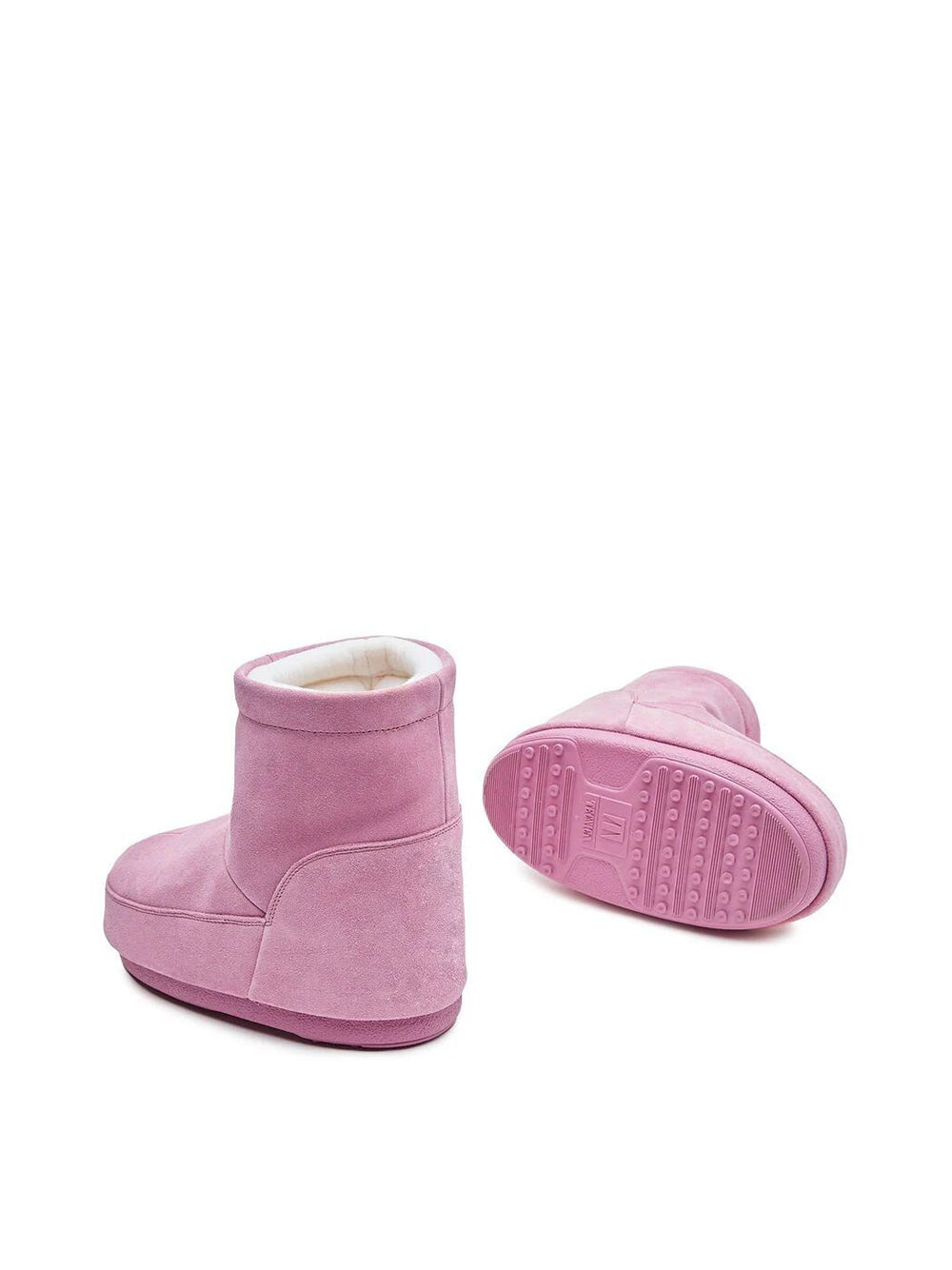 Low icon boot nolace suede pink