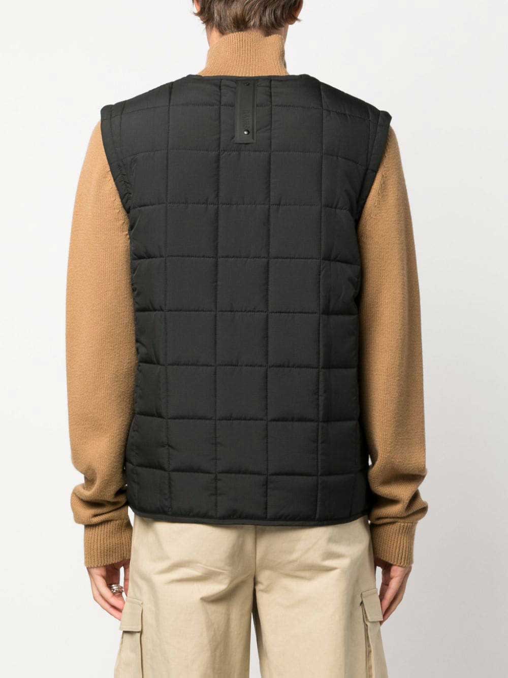 Black Quilted Waterproof Vest