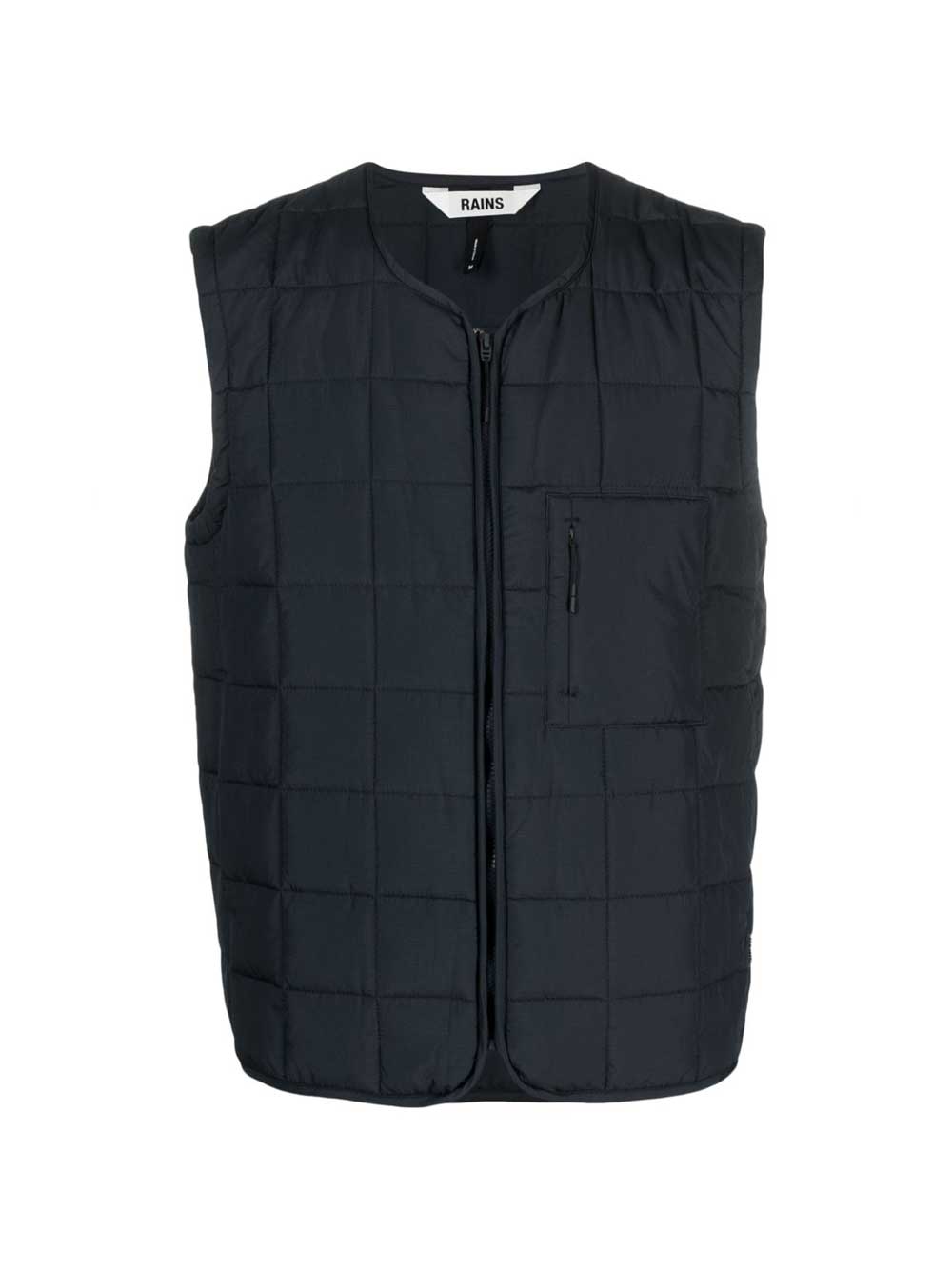 Navy Quilted Waterproof Vest