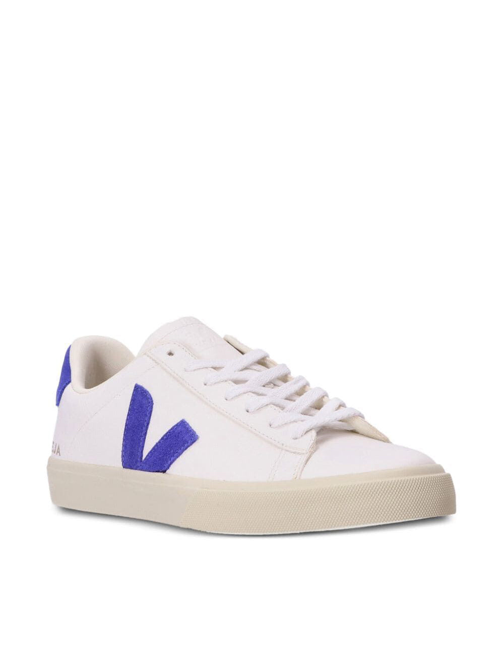 Campo White and Blue Sneakers