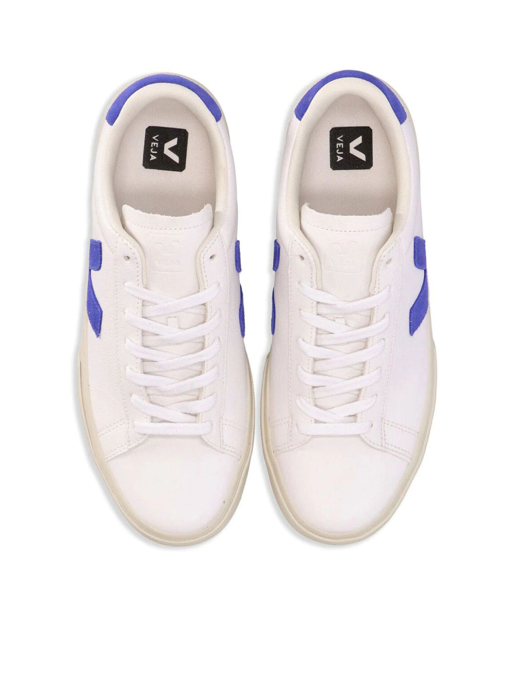 Sneakers Campo Bianco E Blu