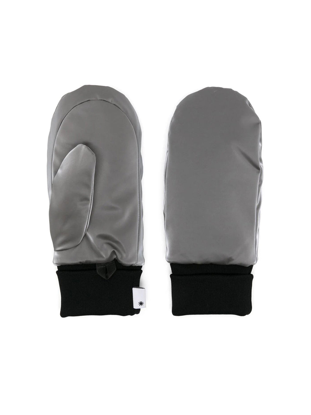 Silver Alta Puffer Mittens