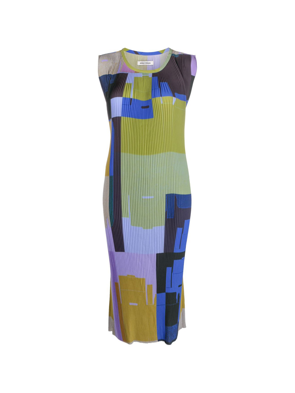 Pull Plisse Multicolor Dress