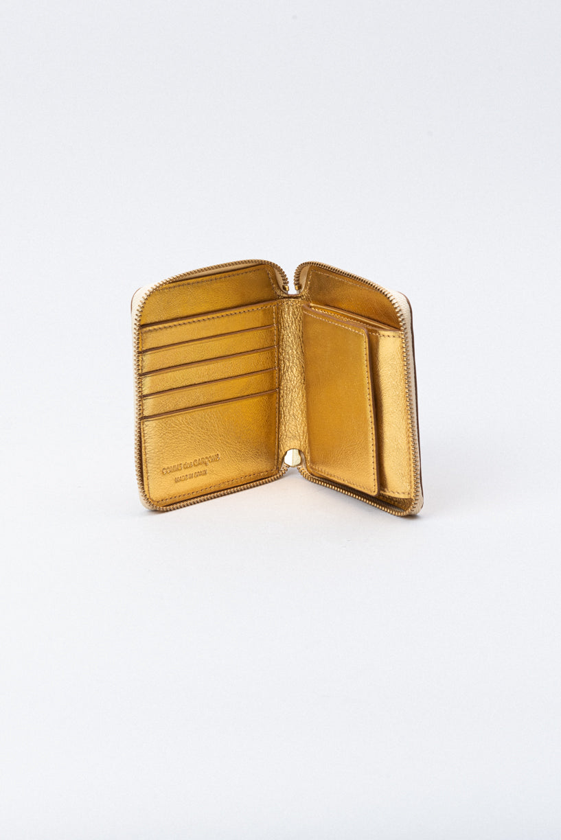 Portafoglio In Pelle Con Zip