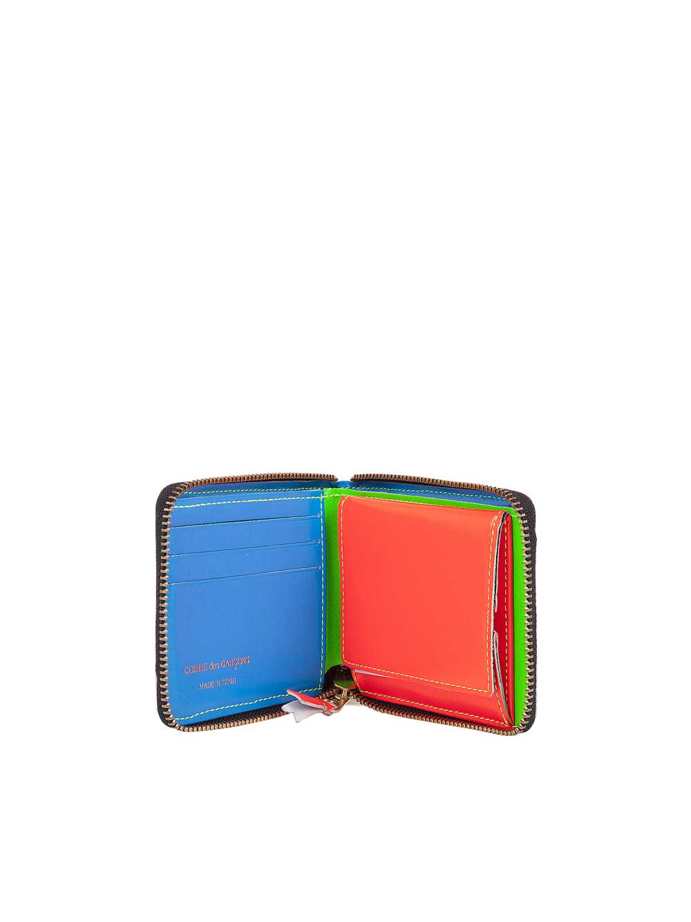 Wallet With Zip Fluo Line